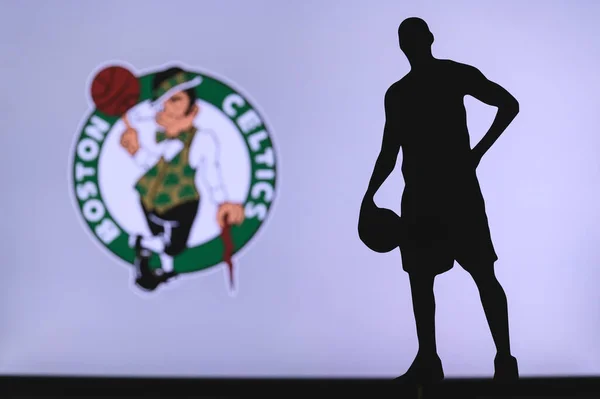 New York Usa Jun 2020 Boston Celtics Logo Van Professionele — Stockfoto