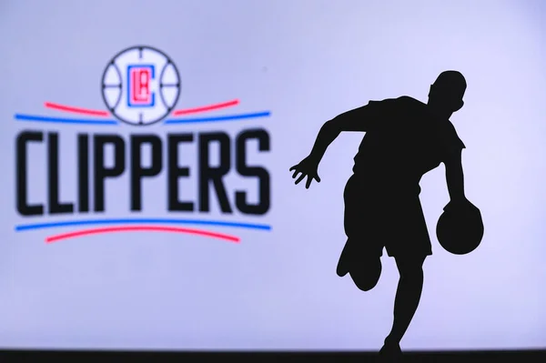 New York Abd Haziran 2020 Los Angeles Clippers Basketbol Kulübü — Stok fotoğraf