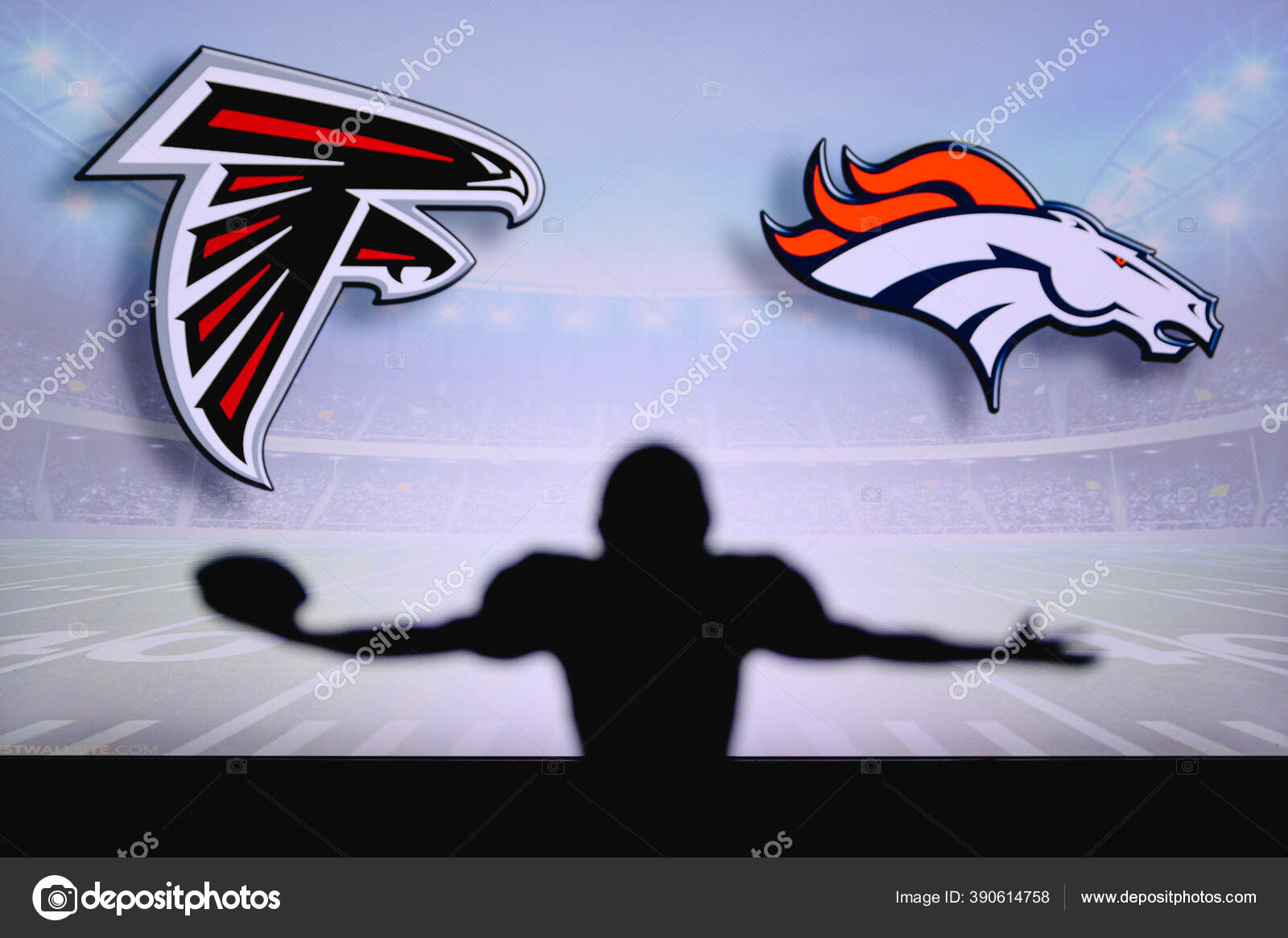 Atlanta Falcons Denver Broncos Jogo Nfl Jogo Liga Americana