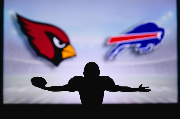 Arizona Cardinals Tegen Buffalo Bill Nfl Wedstrijd American Football League — Stockfoto