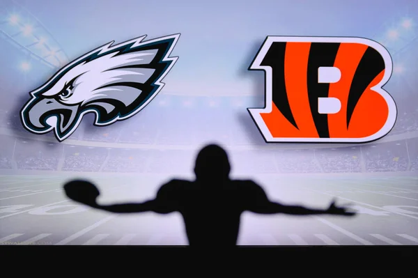 Philadelphia Eagles Cincinnati Bengals Juego Nfl Partido Liga Americana Fútbol — Foto de Stock