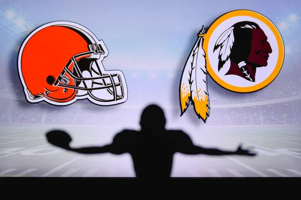 Cleveland Browns Washington Redskins Nfl Game American Football League Match — Stock Photo, Image