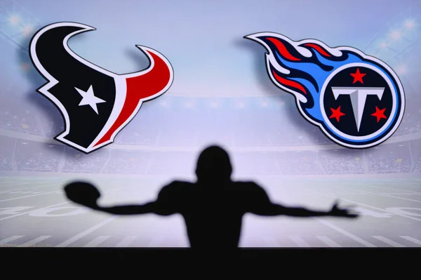 Houston Texans Gegen Tennessee Titans Nfl Spiel American Football Liga — Stockfoto