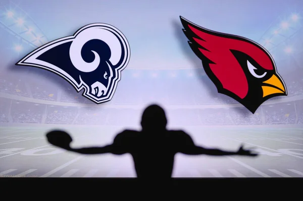 Los Angeles Rams Arizona Cardinals Nfl Game Americký Fotbalový Zápas — Stock fotografie