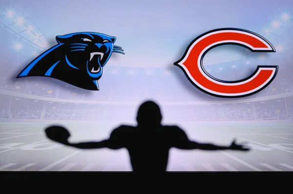 Carolina Panthers Chicago Bears — Fotografia de Stock