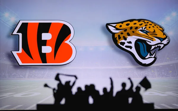 Cincinnati Bengals Jacksonville Jaguars Soutien Des Fans Sur Jeu Nfl — Photo