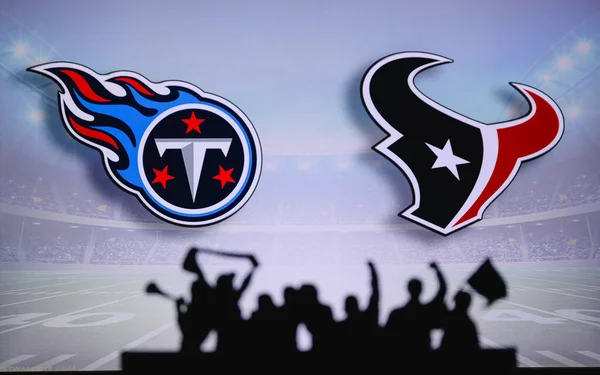 Tennessee Titans Houston Texans Soutien Des Fans Sur Jeu Nfl — Photo