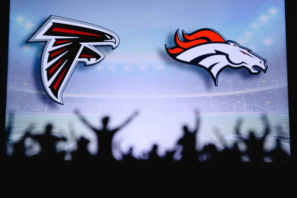 Atlanta Falcons Contro Denver Broncos Supporto Dei Tifosi Nella Partita — Foto Stock