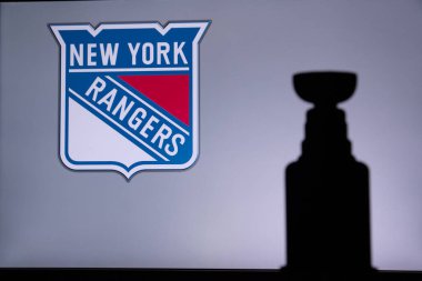 NHL Hockey Concept photo. silhouette of Stanley Cup clipart