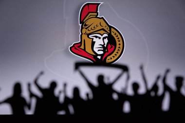 NHL Hokey Kulübü taraftarları NHL hokey takımını kutluyor ve destekliyor.