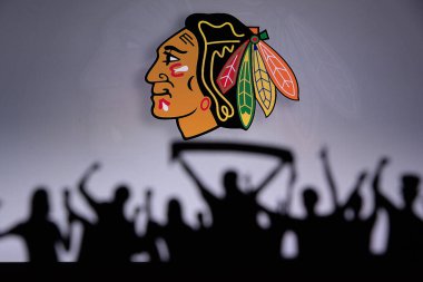 NHL Hokey Kulübü taraftarları NHL hokey takımını kutluyor ve destekliyor.