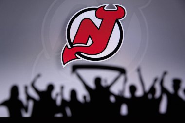 NHL Hokey Kulübü taraftarları NHL hokey takımını kutluyor ve destekliyor.