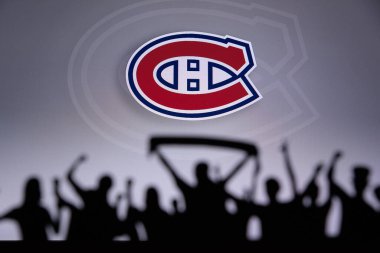 NHL Hokey Kulübü taraftarları NHL hokey takımını kutluyor ve destekliyor.