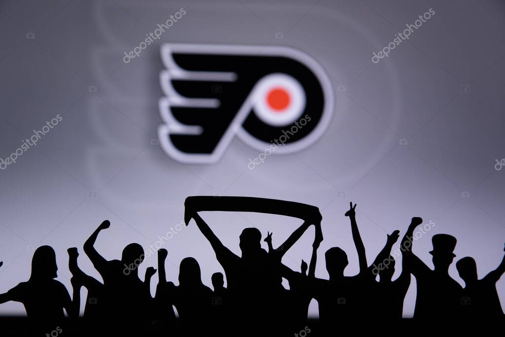 Philadelphia Flyers Fans celebrate and support the NHL hockey Team.