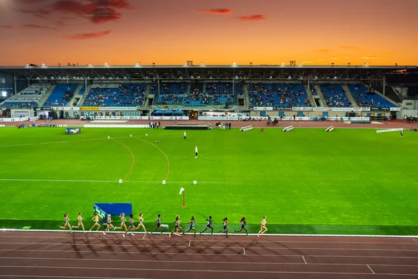 Ostrava Czech Republic September 2020 Professional Long Distance Track Field — Stock Photo, Image