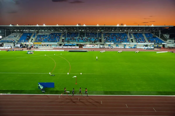 Ostrava Czech Republic September 2020 Professional Long Distance Track Field — Stock Photo, Image