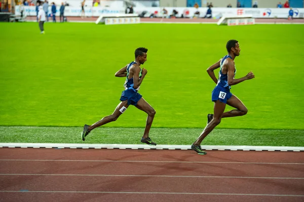 Ostrava República Checa Setembro 2020 Selemon Barega Etíope Corredor Longa — Fotografia de Stock