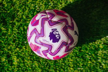 VIENNA, AUSTRIA, MAY 26, 2025: The Official Puma Match Ball for the 2025/2026 Premier League Season