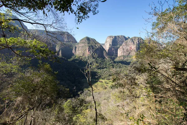 Amboro Nationalpark Von Oben Stockbild