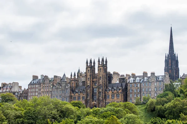 Cityscape Edinburgh Trees — Stock Photo, Image