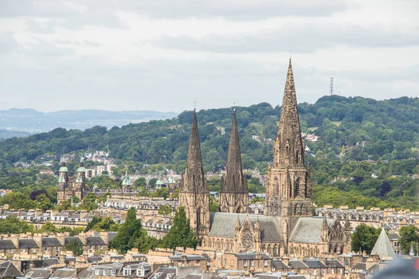 Edinburgh Cityscape Top — Stock Photo, Image