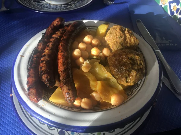 beautiful appetizing plate. southern food, savory dish,France
