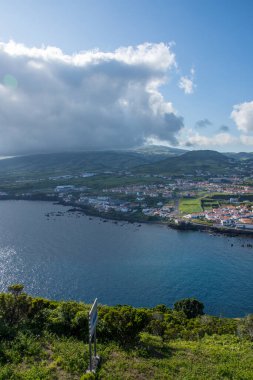 Azores takımadalarında yürüyün. Faial Adası 'nın keşfi, Azores. Portekiz, Horta