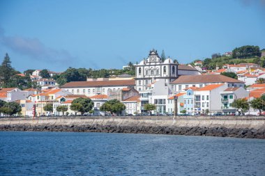 Azores takımadalarında yürüyün. Faial Adası 'nın keşfi, Azores. Portekiz, Horta