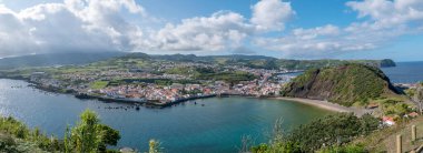 Azores takımadalarında yürüyün. Faial Adası 'nın keşfi, Azores. Portekiz. Avrupa