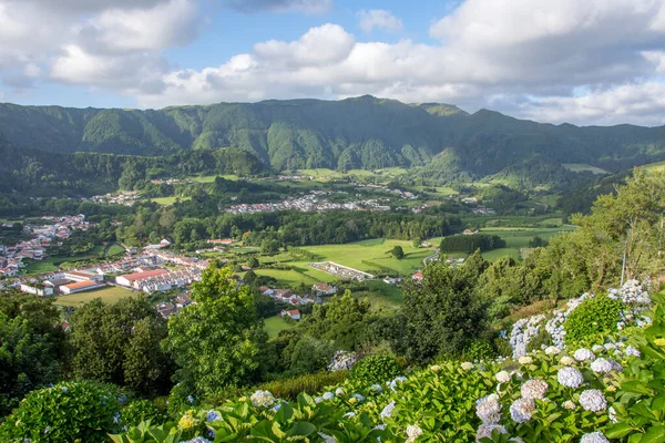 Passeggiata Sull Arcipelago Delle Azzorre Scoperta Dell Isola Sao Miguel — Foto Stock