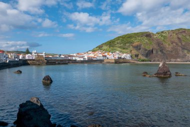 Azores takımadalarında yürüyün. Faial Adası 'nın keşfi, Azores. Portekiz. Avrupa.