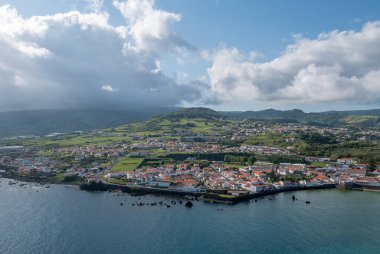 Azores takımadalarında yürüyün. Faial Adası 'nın keşfi, Azores. Portekiz. Avrupa.