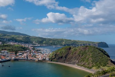 Azores takımadalarında yürüyün. Faial Adası 'nın keşfi, Azores. Portekiz. Avrupa.