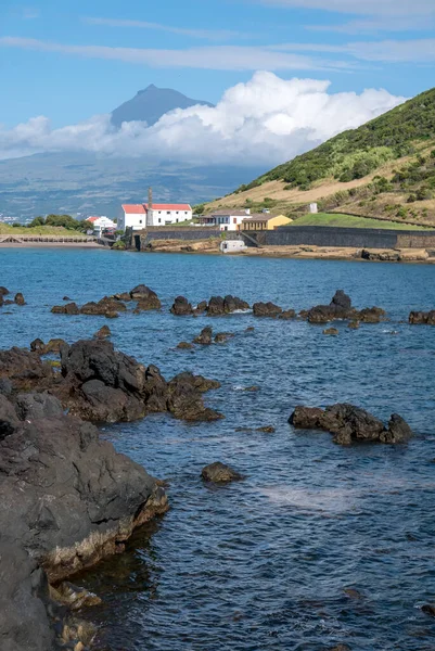 Spacer Archipelagu Azorów Odkrycie Wyspy Faial Azorach Portugalię Europa Zdjęcie Stockowe