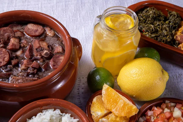 Feijoada Tradição Culinária Brasileira — Fotografia de Stock