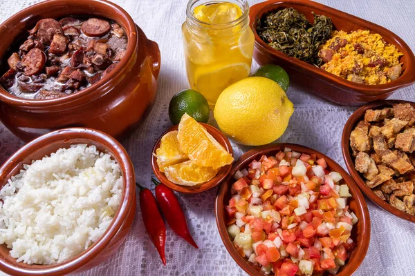 Feijoada Бразильська Кухня — стокове фото