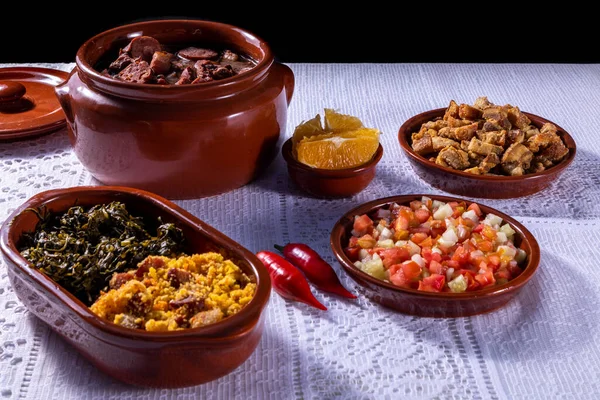 Feijoada Tradice Brazilské Kuchyně Typické Jídlo — Stock fotografie