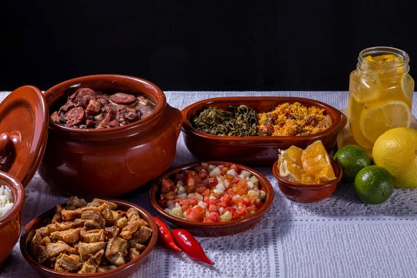 Feijoada Бразильская Кухня Традиции — стоковое фото