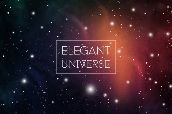 Elegant Colorat Univers Științific Tapet Spațiu Exterior Astrologie Mystic Galaxy — Vector de stoc
