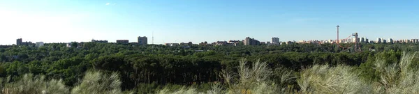 Мадридский Парк Аттракционов Parque Atracciones Madrid Панорамным Видом Casa Campo — стоковое фото