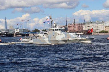 Saint Petersburg 2020 'de savaş gemisi günü