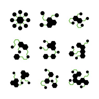 Ağ ve bilim simge kümesi 2 tıbbi, molekül, bilim, moleküler, tıp, kimya, atom, araştırma, kimyasal, hücre, biyoteknoloji, soyut, biyoloji