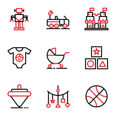 Çocuk oyuncakları seti arasında robot, oyuncak, makine, çocuklar, araba, uzaktan kumanda, kale, lego, bina, kıyafet, bebek, gömlek, giysi, araba, bebek arabası, bebek arabası, blok, akıllı, dönen, oyuncak, asılı oyuncak,