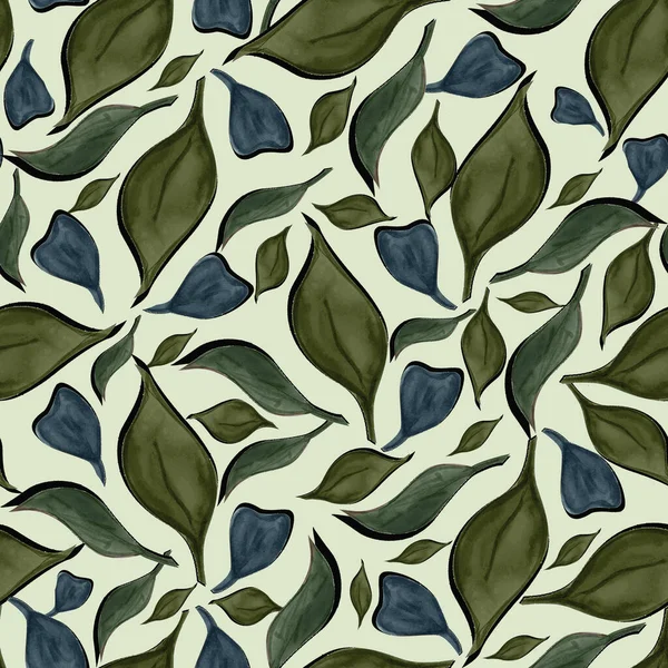 Leaves Seamless Pattern Design — Stock Photo, Image