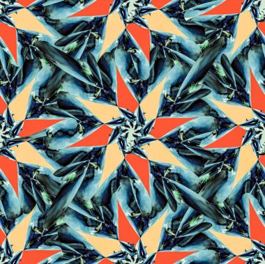  yıldız şekilli kusursuz desen tasarımı