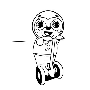 self coloring free vector eps cdr ai svg vector illustration graphic art