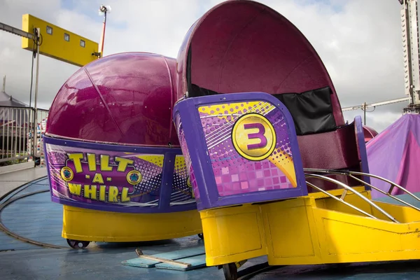 Cheboygan Michigan Usa Augusztus 2018 Tilt Egy Whirl Carnival Ride — Stock Fotó