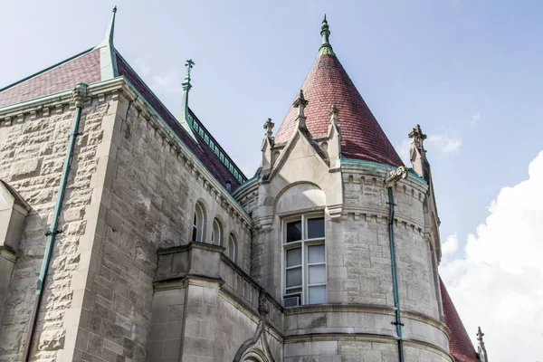 Saginaw Michigan Octubre 2018 Exterior Del Museo Del Castillo Centro — Foto de Stock