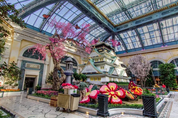 Las Vegas Nevada Mei 2019 Seizoensgebonden Lente Weergeven Het Bellagio — Stockfoto