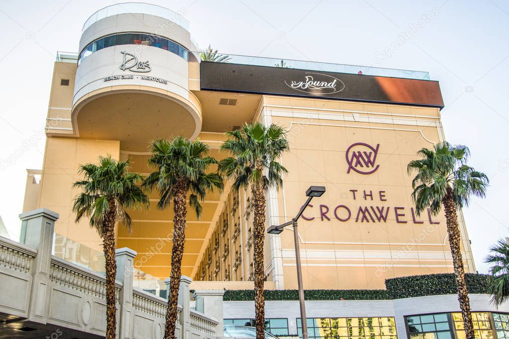 Las Vegas, Nevada, USA - May 6, 2019: Giada restaurant at the Cromwell in Las Vegas receives award from Open Table as one of the top 100 restaurants in America for a night out. The restaurant features Italian cuisine by chef Giada De  Laurentiis